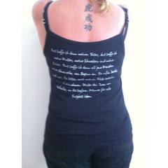 Odin statt Jesus - Dort treffe ich... Spaghetti Girlie Shirt